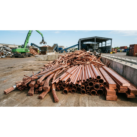 Chutes de Cuivre Rouge & Câblage Industriel Décapé (Achat & Vente au Kg)
